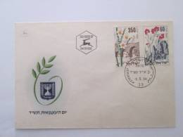 ISRAEL 1954 INDEPENDANCE  FDC - Storia Postale