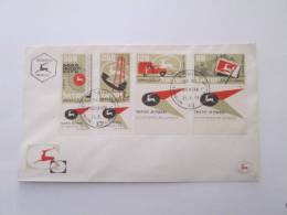 ISRAEL 1959 POSTAL ACTIVITIES FDC - Cartas & Documentos