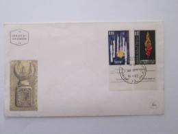 ISRAEL1962 MARTYRS OF HOLOCAUST FDC - Lettres & Documents