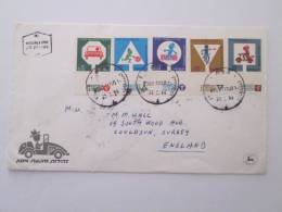 ISRAEL1966 ROAD SAFTEY CAMPAIGN FDC - Lettres & Documents