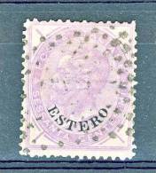 Levante Emissioni Generali  1874 N. 8 C. 60 Lilla USATO - Algemene Uitgaven