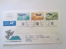ISRAEL1967 INDEPENDANCE DAY FDC - Lettres & Documents