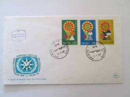 ISRAEL1967 INTERNATIONAL TOURIST YEAR FDC - Cartas & Documentos