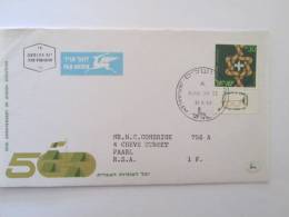 ISRAEL 1968  5TH ANNIVERSARY JEWISH SCOUT MOVEMENT FDC - Cartas & Documentos