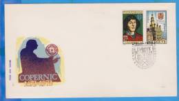 Kopernik, Astrology, Mathematics And Physics. ROMANIA  Fdc - Astrologie