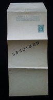 Trinidad 1902 SPECIMEN - Postal Stationery Newspaper Journal Wrapper Cover - Trinidad & Tobago (...-1961)