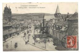 Delcampe - Espalion (12) : Vue Générale Du Boulevard Du Guizard En 1908 (animé). - Espalion