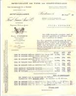 VINS DE ST EMILION - BORDEAUX - Maison LACAZE & LAURENS / Négociants - 1930 - Fatture