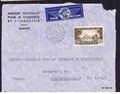 Devant De Lettre Avion Our La France   YV 135 Seul - Airmail