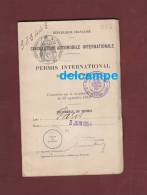 - Permis International De Conduire - 1954 - Cachet Du Touring Club De France - Otros & Sin Clasificación