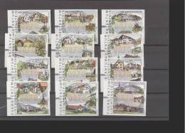 Liechtenstein Gest  12-24 Automatenmarken   Postpreis CHF  8,40 - Usati