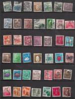 JAPON LOT DE 42 TIMBRES OBLITERES - Gebruikt