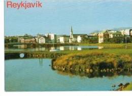 Reykjavik Panorama Wohnhäuser Seo Yfir Tjörnina A View Of The Lake - Iceland