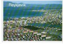 Reykjavik Panorama Wohnhäuser Vue Aerienne Flugzeugaufnahme - IJsland