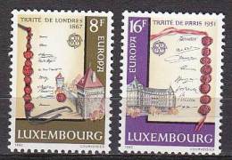 Q3456 - LUXEMBOURG Yv N°1002/03 ** Europa - Unused Stamps