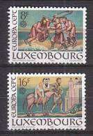 Q3466 - LUXEMBOURG Yv N°1024/25 ** Europa - Unused Stamps