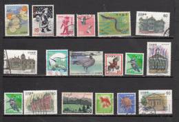 JAPON ° YT N° LOT DE 18 TIMBRES OBLITERES - Used Stamps