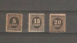 Sellos 236, 238.239. Charnela - Unused Stamps