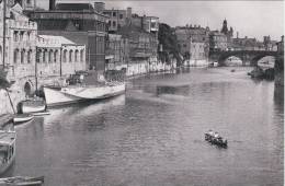 Postcard River Ouse From Lendal Bridge YORK Guildhall Nostalgia - York