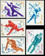 Olympic 1980 USSR MNH 5 Stamps Mi 4915-19  13th Winter Olympic Games In Lake Placid. - Hiver 1980: Lake Placid