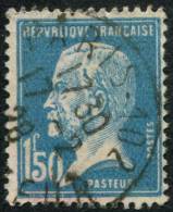 Pays : 189,03 (France : 3e République)  Yvert Et Tellier N° :  181 (o) - 1922-26 Pasteur