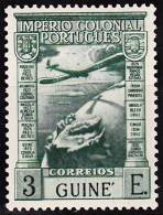 GUINÉ - 1938, CORREIO AÉREO - Império Colonial Português  3 E.  D. 13 1/2 X 13    ** MNH  MUNDIFIL  Nº 6 - Portugiesisch-Guinea
