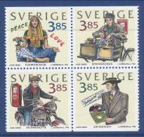 Sweden 1996 Facit # 1981-1984. Four Decades, See Scann, MNH (**) - Ongebruikt