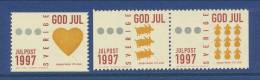 Sweden 1997 Facit # 2044-2046. Domestic Christmas Post,  See Scann, MNH (**) - Unused Stamps