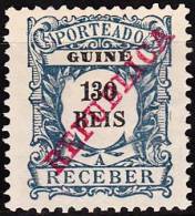 GUINÉ - 1911, PORTEADO - Tipo De 1904, Com Sobrecarga «REPUBLICA»,  130 R.  ** MNH(emitidos Sem Goma)  MUNDIFIL  Nº 18 - Portugees Guinea