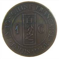 INDO CHINE FRANCAISE 1 CENTIME 1887 - Andere & Zonder Classificatie