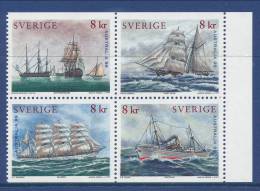 Sweden 1999 Facit # 2127-2130. The Maritime Heritage, MNH (**) - Ungebraucht