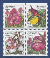 Sweden 1999 Facit # 2135-2138. Orchids, MNH (**) - Unused Stamps