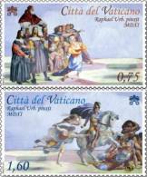 CITTA´ DEL VATICANO - VATIKAN STATE - ANNO 2011 - RAFFAELLO SANZIO - LA STANZA DI ELIODORO    - NUOVI MNH ** - Neufs