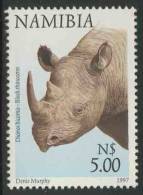 Namibia Nambibië 1997 Mi 892 ** Diceros Bicormis : Black Rhinoceros / Spitzmaulnashorn / Rhinocéros Noir / Neushoorn - Rhinocéros