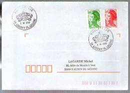 France Lettre Philatélie Longwy CAD 3-11-1998 / Tp Liberté 2191 & 2192 Roulette - Coil Stamps