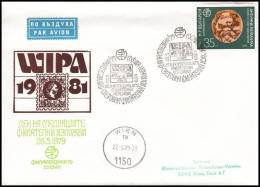 Bulgaria 1979, Airmail Cover Sofia To Wien "WIPA 1981" - Airmail