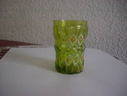 ANCIEN  VERRE  EMAILLE - Verres