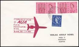 Great Britain 1963 , Airmail Cover London To Wien - Covers & Documents