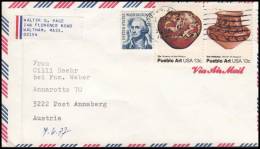 United States 1977, Airmail Cover Waltham To Annaberg - 3c. 1961-... Covers