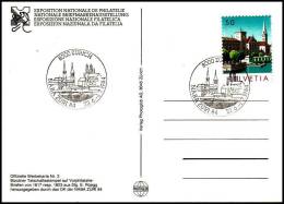 Switzerland 1984, Card "NABA 1984", Special Postmark - Brieven En Documenten