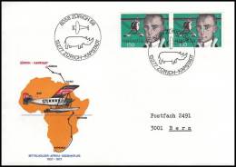 Switzerland 1977, AIrmail Cover Zurich - Cape Town - Brieven En Documenten