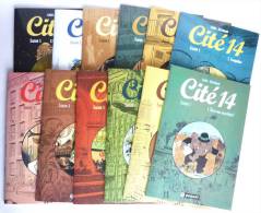 RARE ENSEMBLE Cité 14 Saison 1, COMPLETE 12 Tomes T1 à 12 En EO : Gabus - Reutimann - éditions PAQUET - Sammlungen