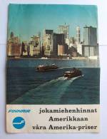 FINLAND-PRICE  FLIGHTS FINNAIR-1971 - Autres & Non Classés