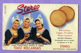 Buvard : Stéréo Toast Hollandais - Food