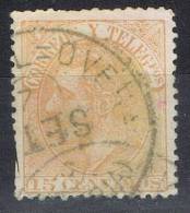 Sello 15 Cts Alfonso XII 1882, Fechador Trebol HUERCAL OVERA (Almeria) , Num 210 º - Used Stamps