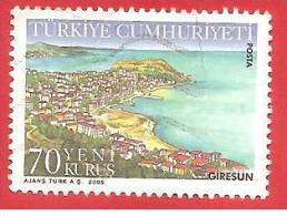 Turchia - Turkey - Turkiye - USATO - 2005 - Turkish Provinces - Giresun - 70 Turkish Kuruş - Michel TR 3471 - Gebruikt