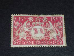 GUYANE FRANCAISE YT 199 OBLITERE - SERIE DE LONDRES FOURMILIER TAMANOIR DRAPEAU - - Altri & Non Classificati