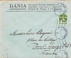 Kjobenhavn L Copenhague 1926  - Lettre Brief Letter - Macchine Per Obliterare (EMA)