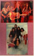 2 Kleine Musik-Poster  Band Clout  -  1 Rückseiten : Maria Epple ,  Von Bravo + Pop Rocky Ca. 1982 - Plakate & Poster
