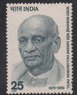 India MNH 1975, Vallabhbhai Patel - Ungebraucht
